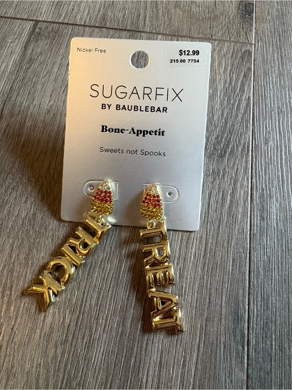 Target SUGARFIX by Baublebar Bone-Appetit Halloween earrings